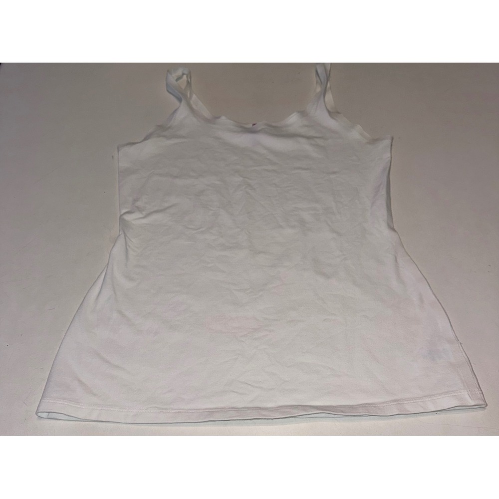 Spanx White Compression Layering Tank Top Camisole 4004R Spring 11 Women Medium